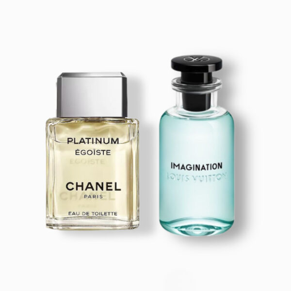 پکیج دو عددی اکسترا پرفیوم شنل پلاتینیوم و لویی ویتون ایمجینیشن – Rj